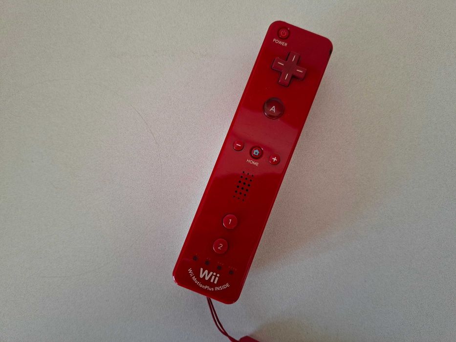 Wii Remote Motion Plus | Comando Vermelho |Nintendo Wii/Wii U| Oficial