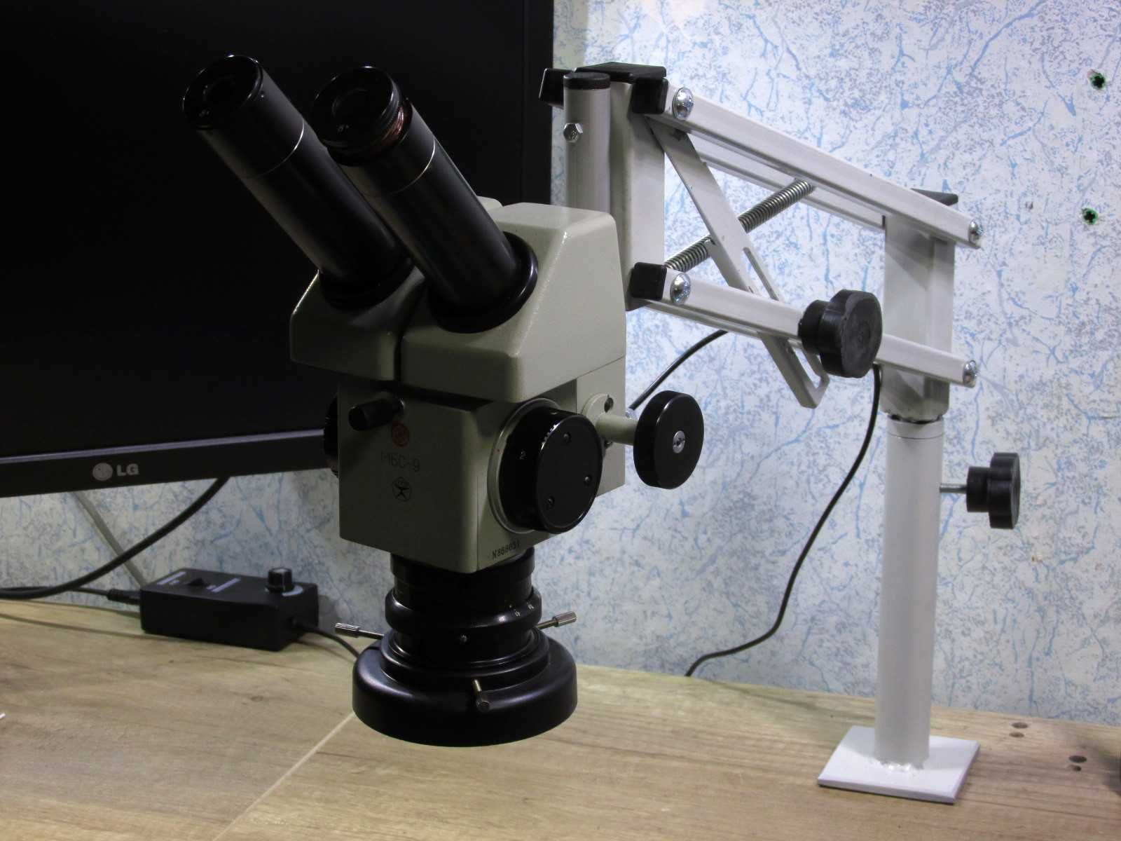 Бинокулярный микроскоп МБС-9 фокусное 180мм
