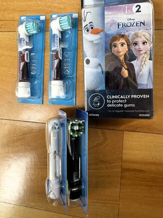 Szczoteczki Braun Oral-B, oryginalne końcówki - 4 sztuki