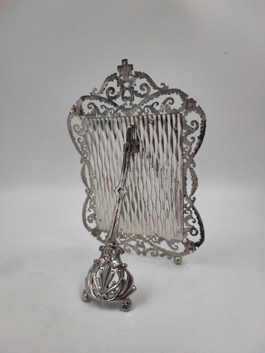 ТОВ АГАТ - Срібний образ "Георгій Побідоносець" прикрашено юв.склом