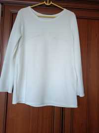 Biala cieplejsza bluzka -Made In Itaty