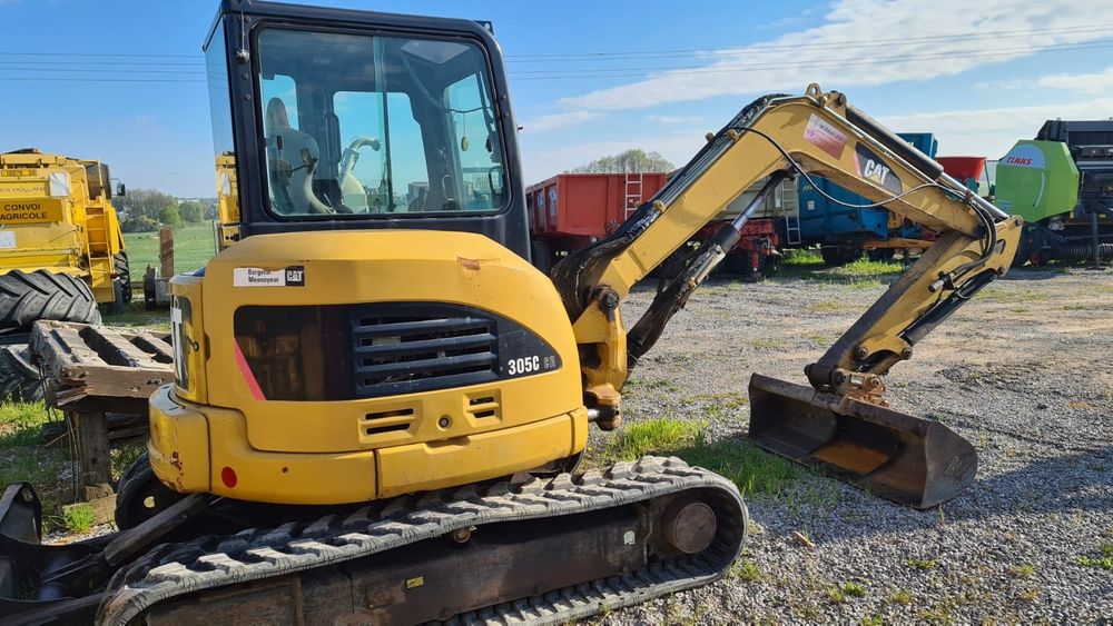 Minikoparka koparka cat 305 c 302,306 caterpillar stan super