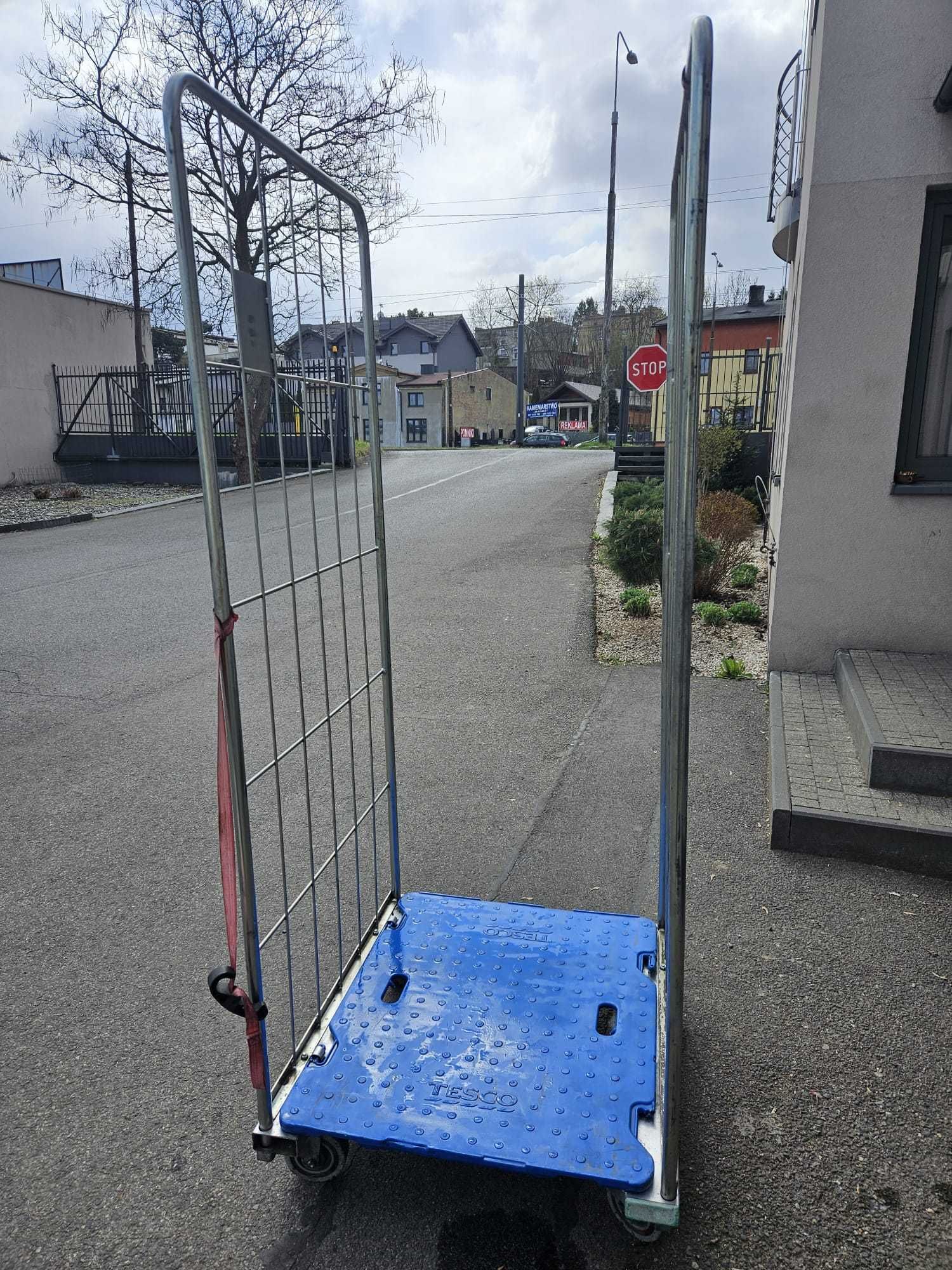Rollkontener wózek siatkowy transportowy