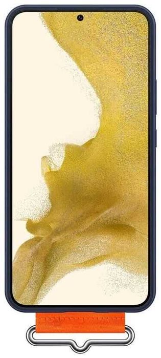 Оригинальный чехол Samsung Galaxy S22 Plus Silicone Cover With Strap