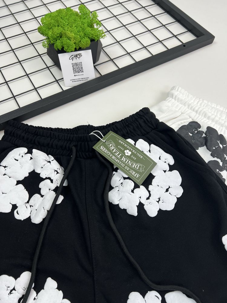 Шорти Denim Tears / Денім тірс широкі спортивні esentials palm angels