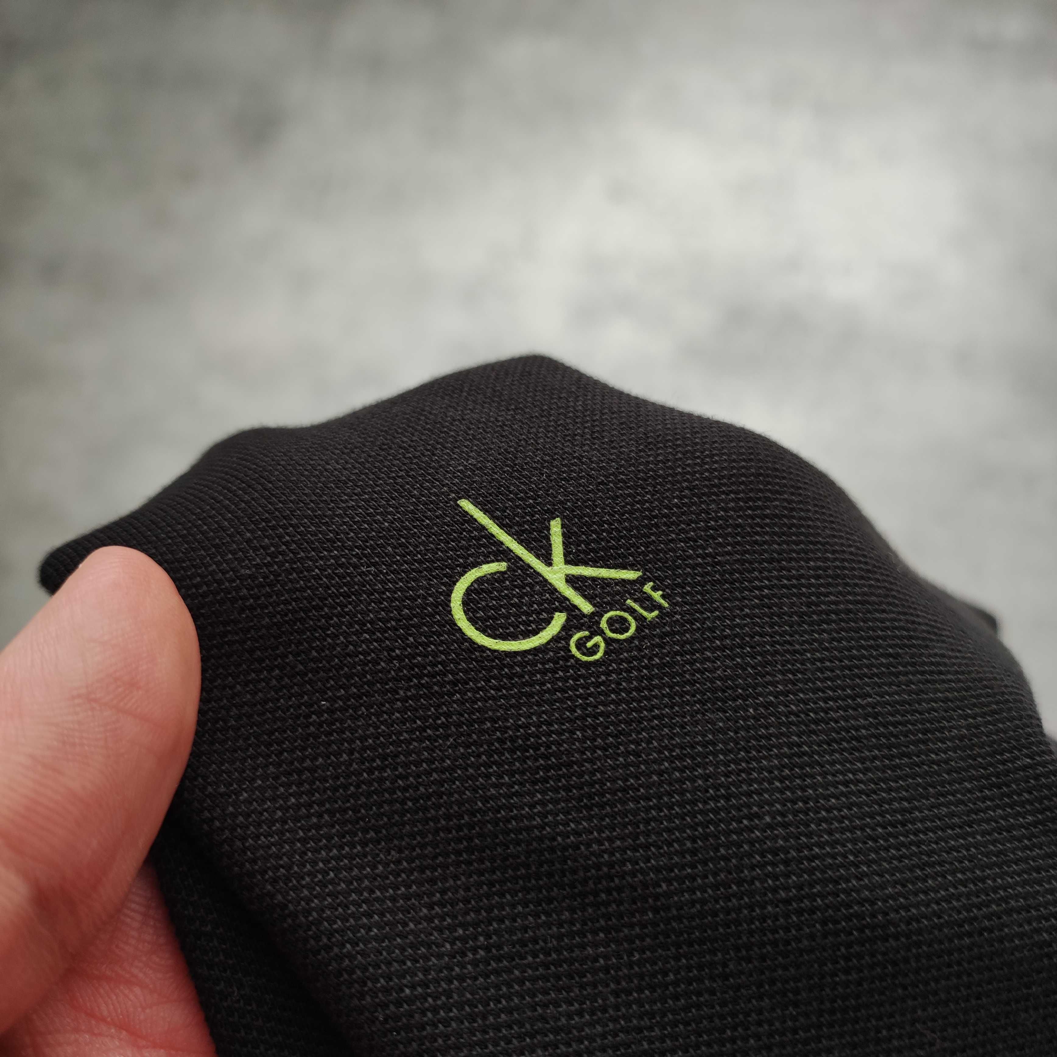MĘSKA Koszulka PREMIUM Elegancka czarna Małe Logo Calvin Klein Casual