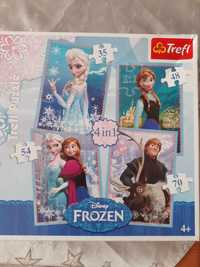 Puzzle 4w1 Frozen /Kraina Lodu, firmy Trefl
