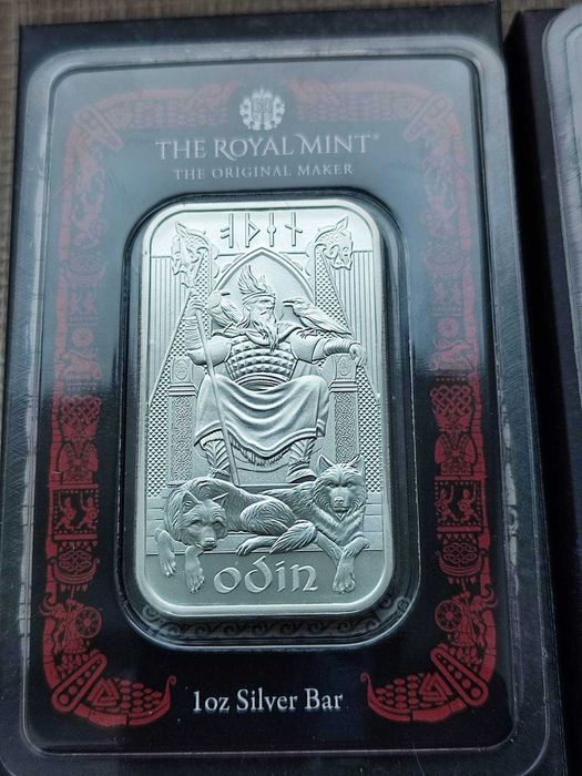 Серебряная монета Odin  1 ун. 999.9 ( оригинал)