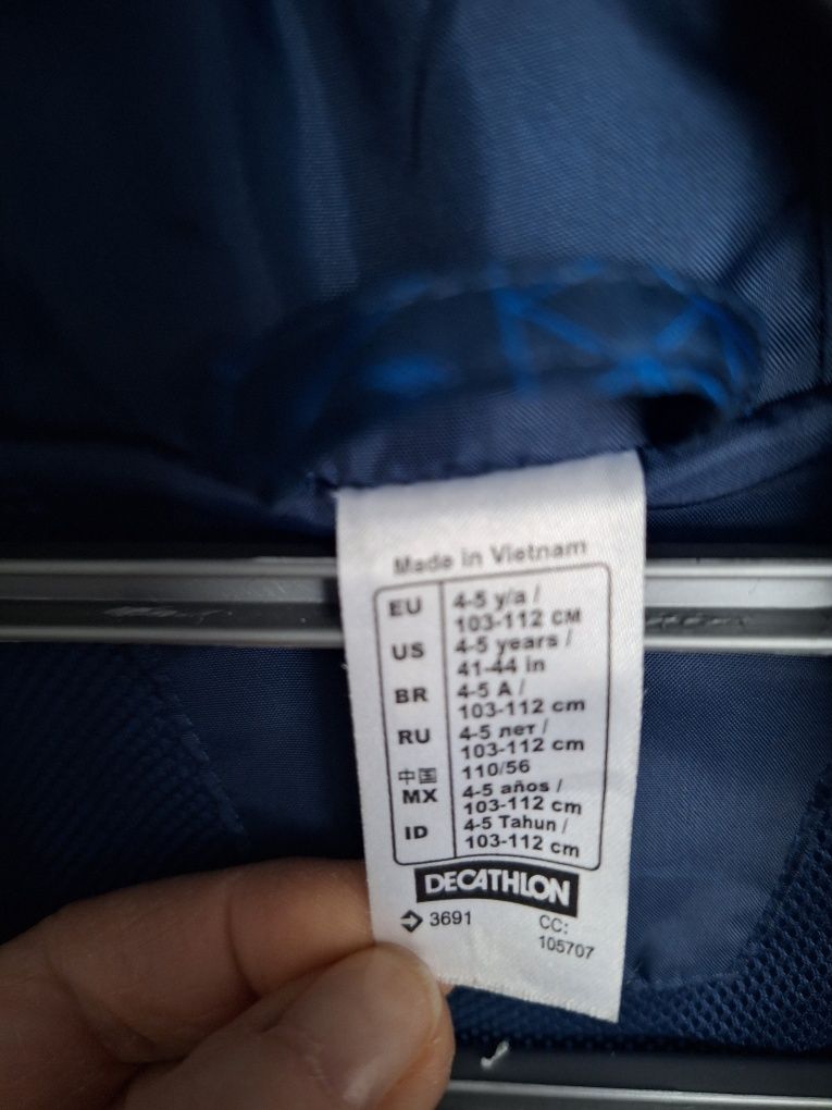 Kurtka turystyczna Quechua MH500  wodoodporna