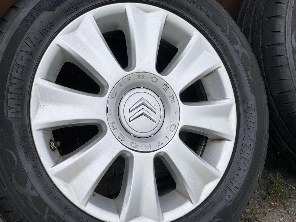 Citroen C4 Grand Picasso Berlingo 4x108 opony 215/55 R16 alufelgi koła