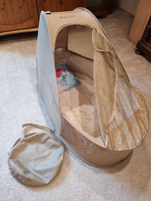 Łóżeczko kempingowe, turystyczne, namiot plażowy Samsonite