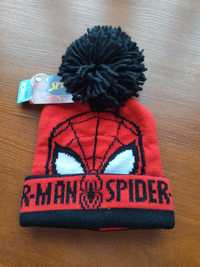 Шапка детская Marvel  Spider Man 5-6 лет осень зима новая