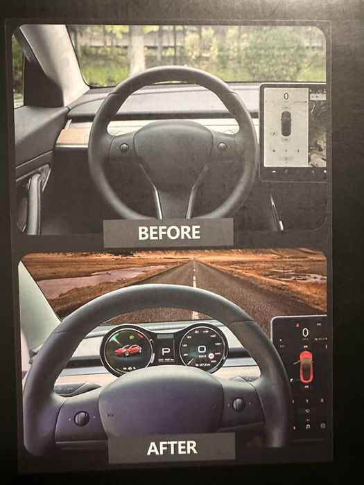 Painel (velociometro) Tesla model 3/Y