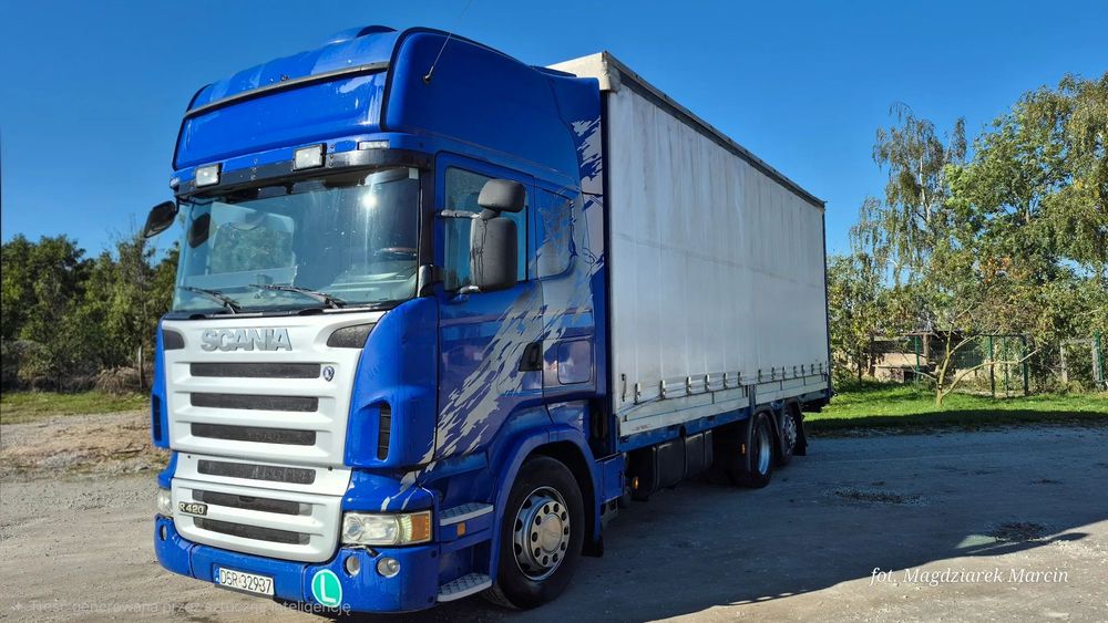 Scania R420  6x2 E-5 Retarder Nowe opony 19palet Opticruise 7,7m klima postojowa
