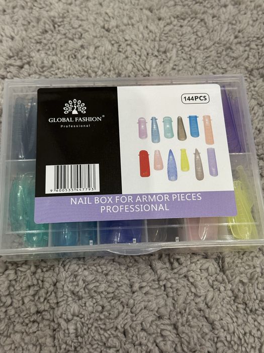 Верхні форми для нарощєння для френчу та кольорові