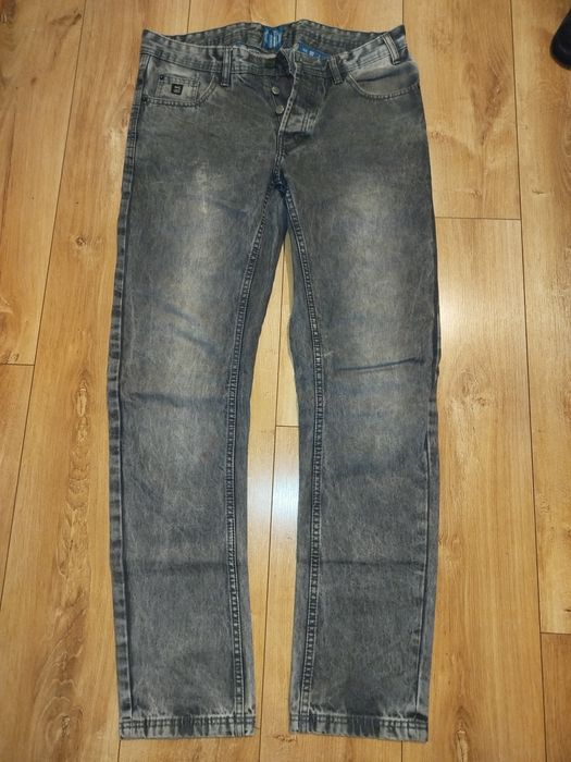 Jeansy męskie cropp M/L jak nowe, denim 32 spodnie jeansowe