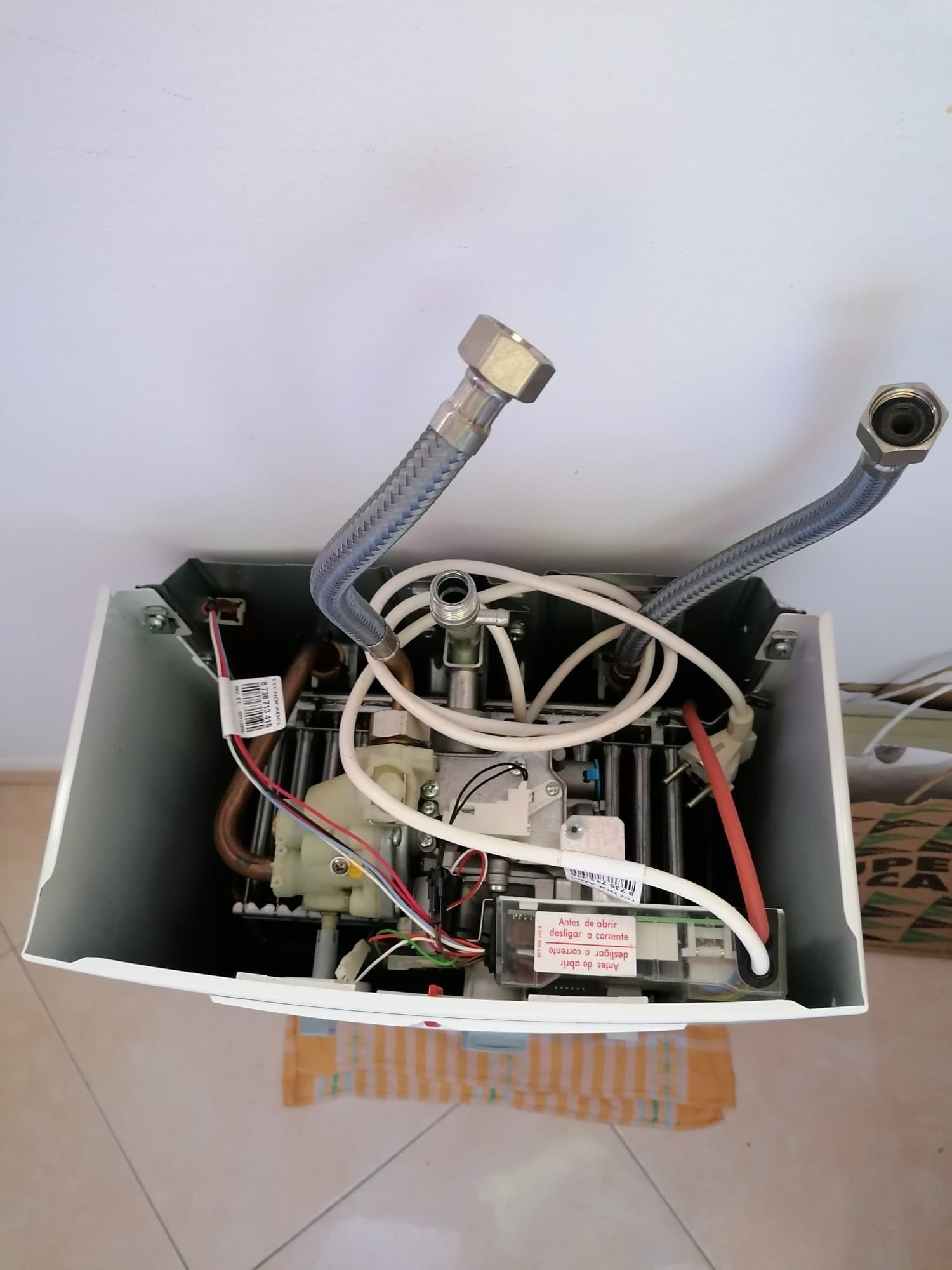 Esquentador Ventilado Vulcano click inteligente 14lt
