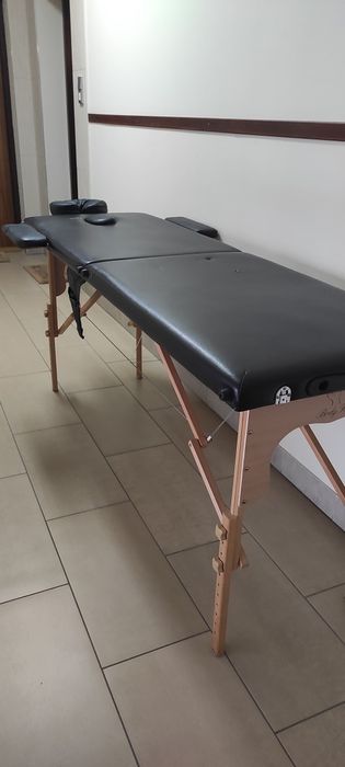 Stół do Masażu Body Fit Drewniany Regulowany + akcesoria