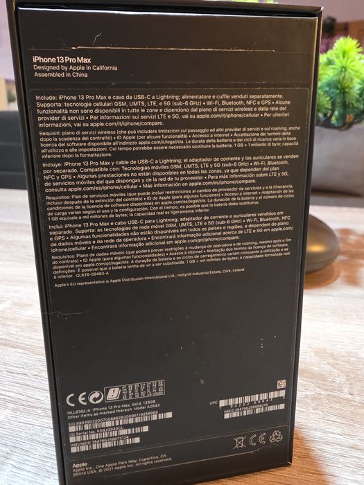 Iphone 13 Pro Max 128gbs Gold