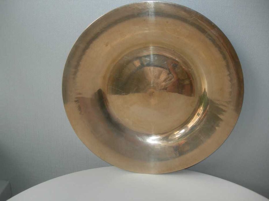 Тарілка велика, блюдо, 28.5 см, бронза, бронзова, Німеччина