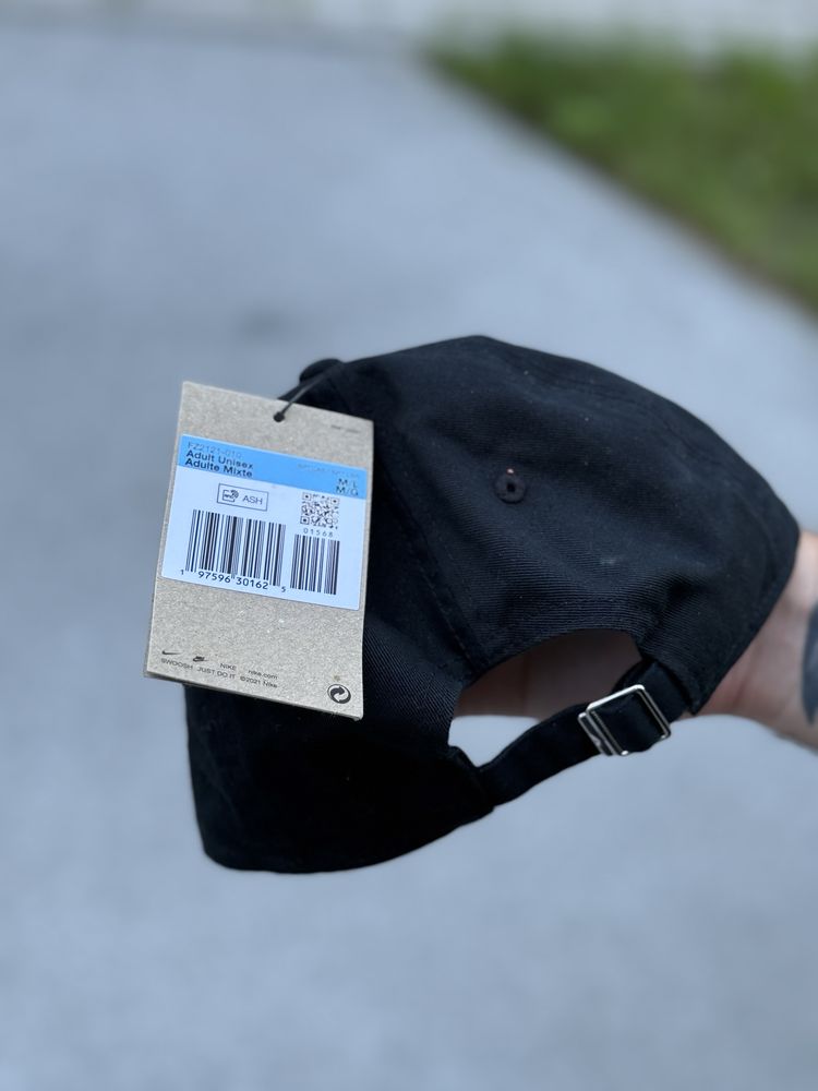 Кепка унісекс Nike Club Unstructured Cap Black [FZ2121-010] оригінал