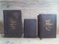 śpiewnik GESANGBUCH 1883r. NIEMCY 2szt. + modlitewnik 1922r.