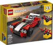 LEGO Creator 31100 Samochód sportowy 3 w 1, Twórz, zmieniaj i baw się!
