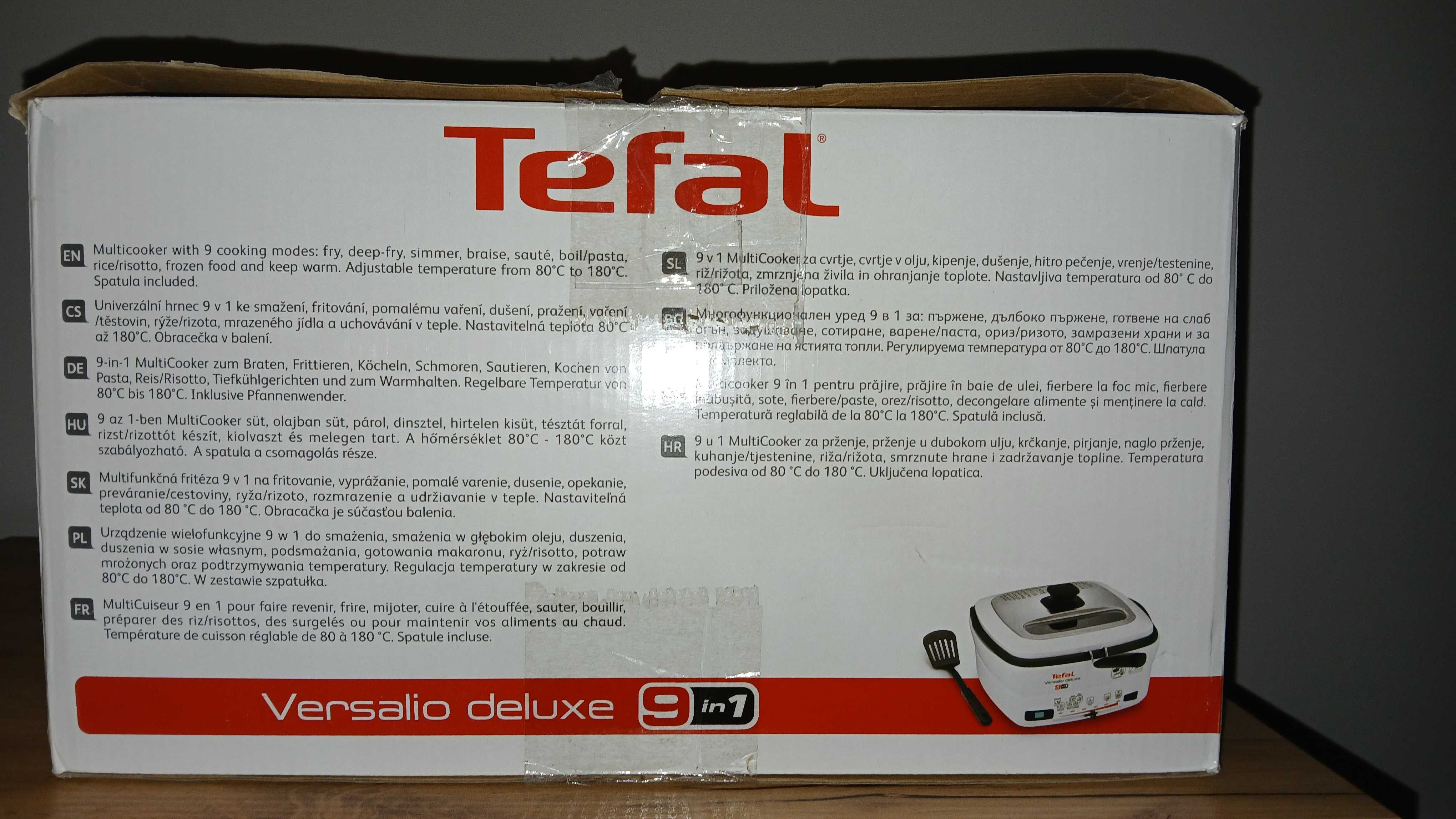 Frytkownica tradycyjna TEFAL Versalio Deluxe multicooker FR495070  9w1