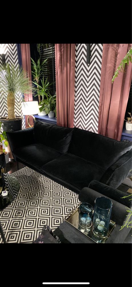 Sofa hugo sits kolor czarny