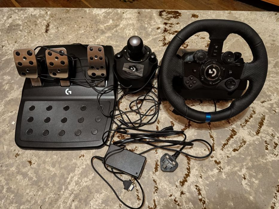 Logitech g923 g29  кермо коробка передач