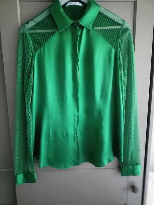 Blumarine jedwab S koszula damska