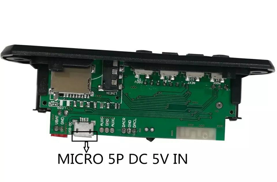‼️Модуль Mp3,Мп3, Wma, Flac, Bluetooth 5.2+ USB/SD/FM/AUX Декодер