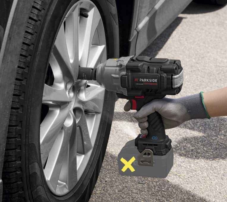 Aparafusadora Chave de impacto Parkside Performance PASSP 20-Li C4