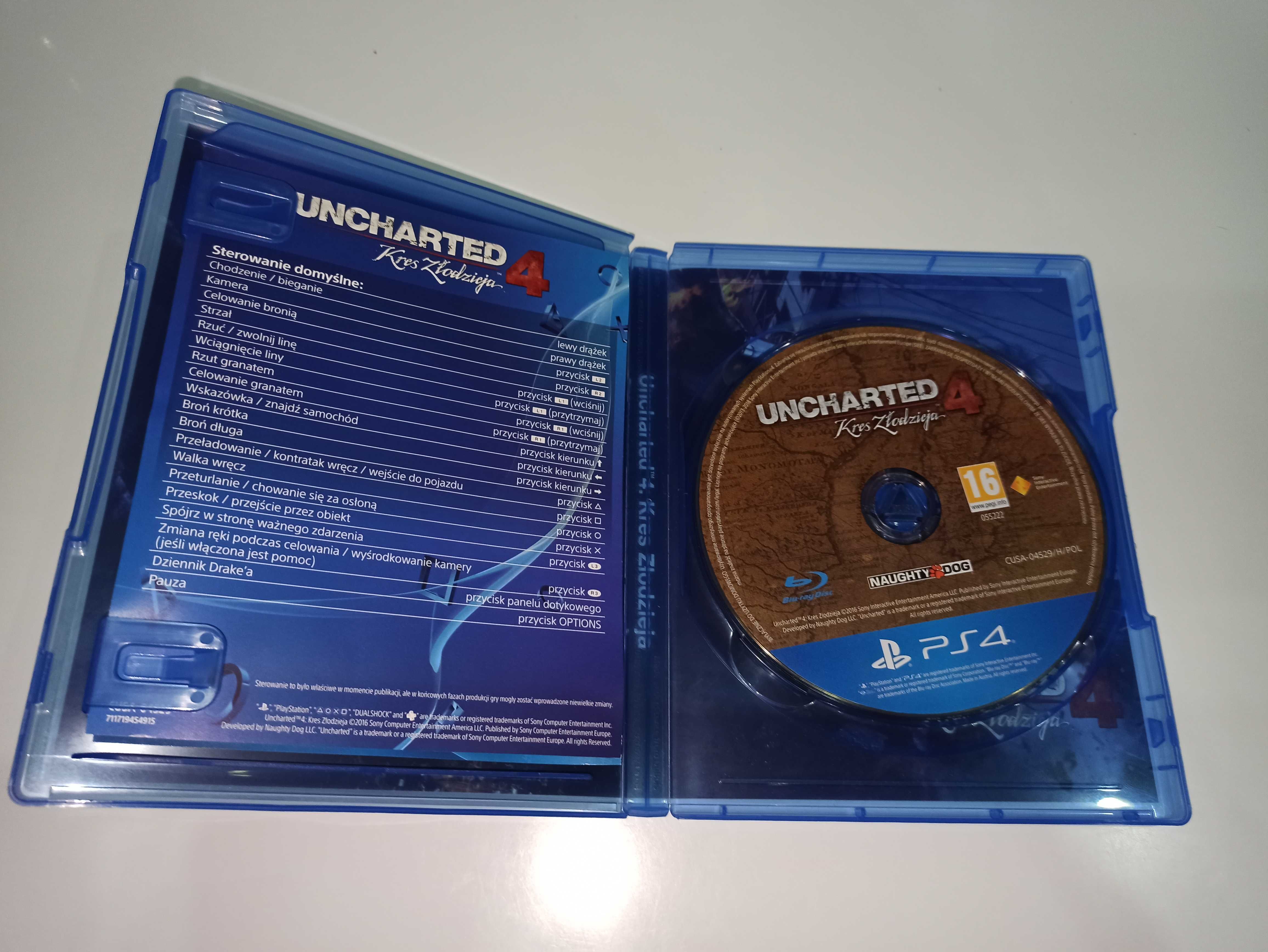 ps4 UNCHARTED 4 KREW ZŁODZIEJA PL po polsku Dubbing wyd premium