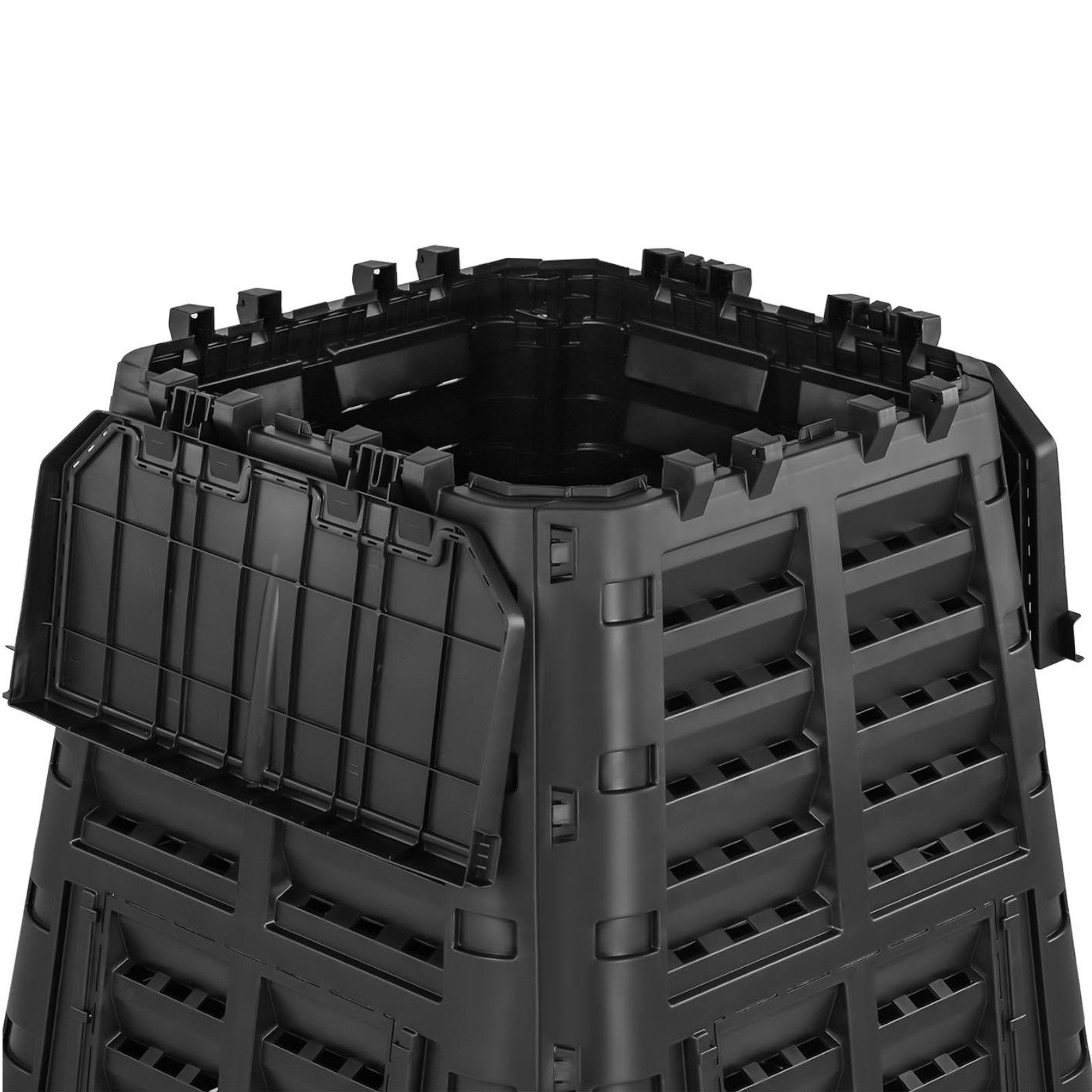 kompostownik ogrodowy na odpadki organiczne 93 x 93 x 113 cm 740 l