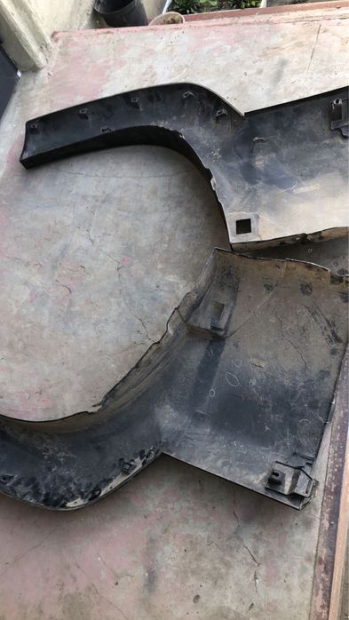 Накладки задних крыльев toyota land cruiser prado 120