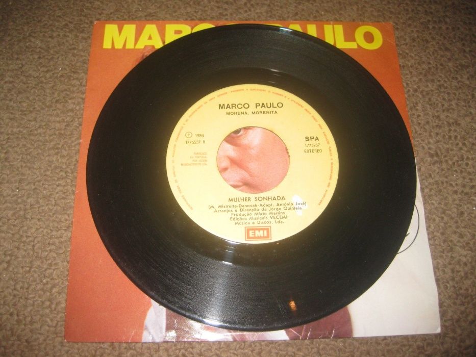 Vinil Single 45 rpm do Marco Paulo "Morena, Morenita"