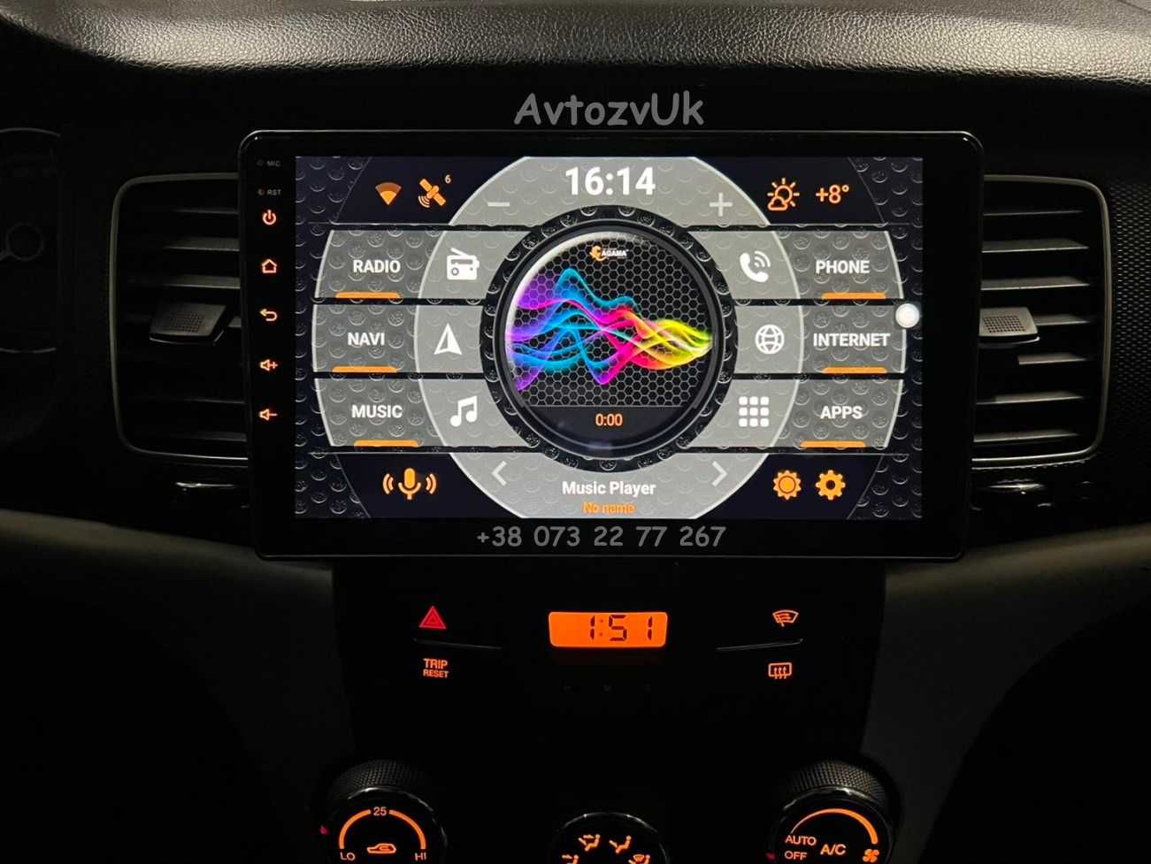 Магнитола KORANDO SsangYong Actyon Корандо GPS USB CarPlay Android 14