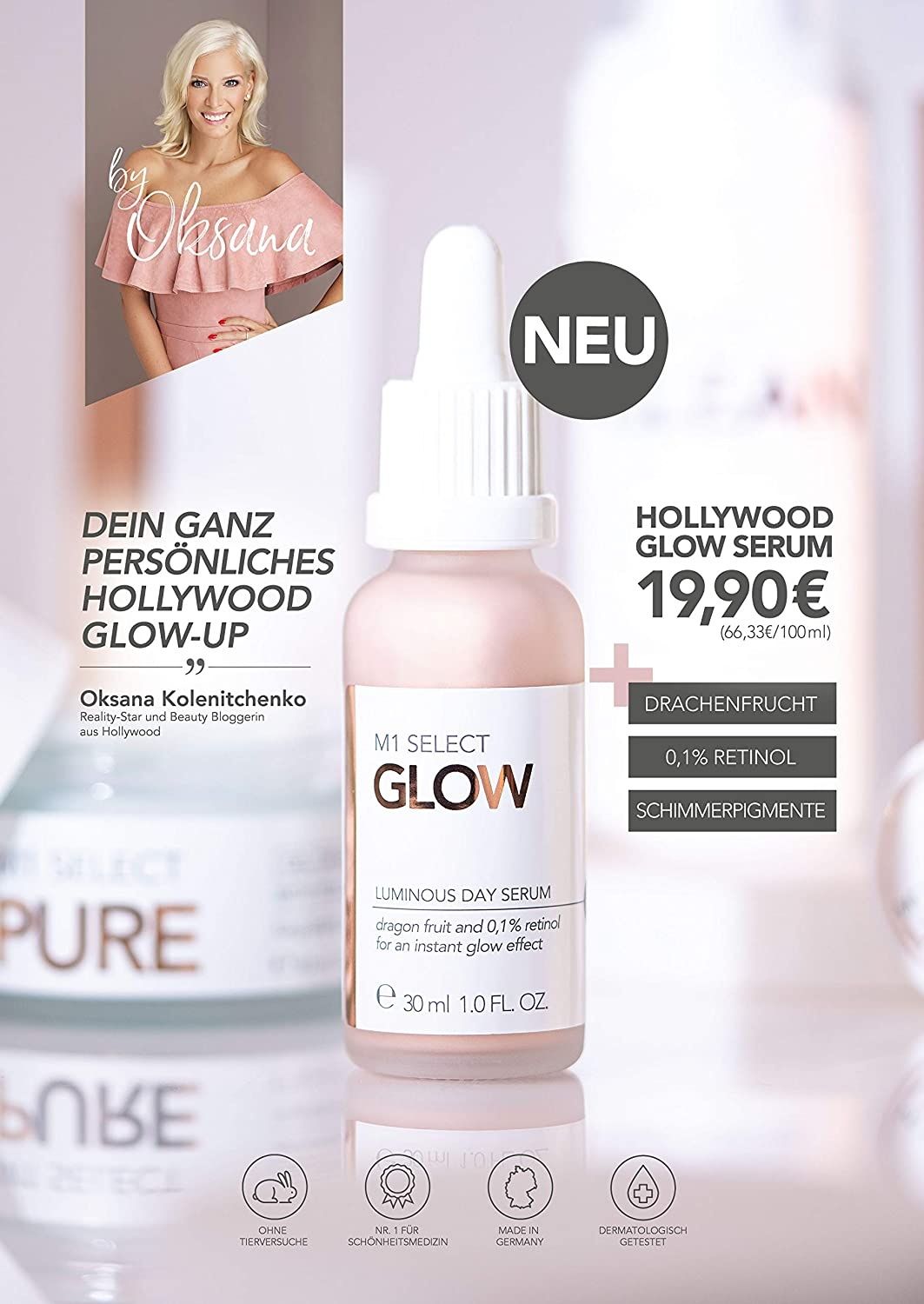 Hollywoodzkie serum Głów-up M1 select glow