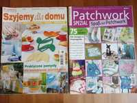 Komplet, patchwork, szycie, wzory