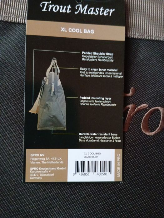 Nowa torba wędkarska spro 60/40cm