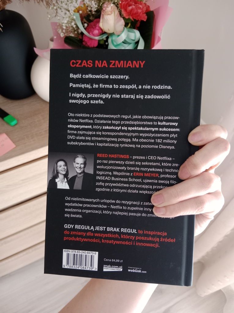 Książka gdy regułą jest brak reguł Netflix i filozofia przemiany