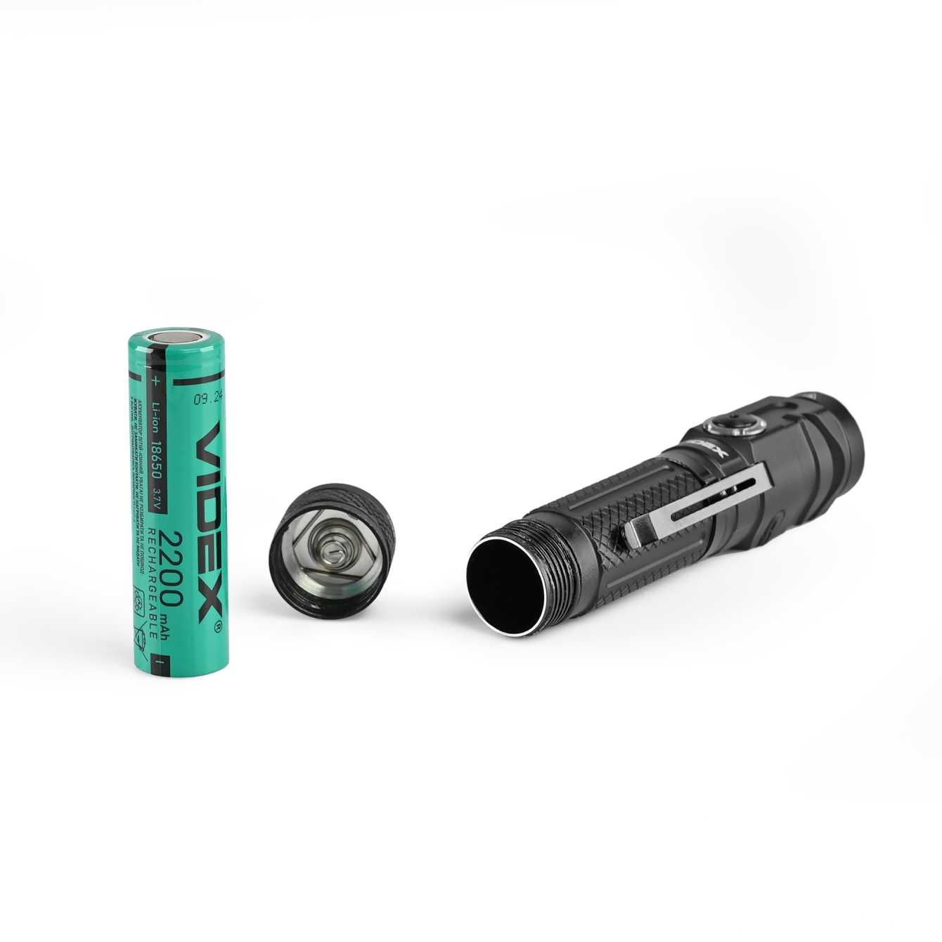 Світлодіодний ліхтарик VIDEX VLF-A232R 1000Lm 5000K. Новий товар!