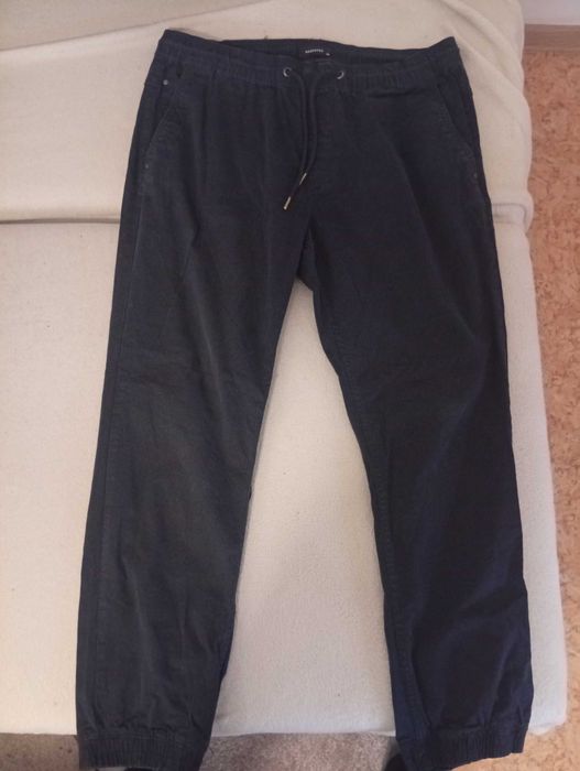 Spodnie Joggery męskie granatowe rozmiar 36