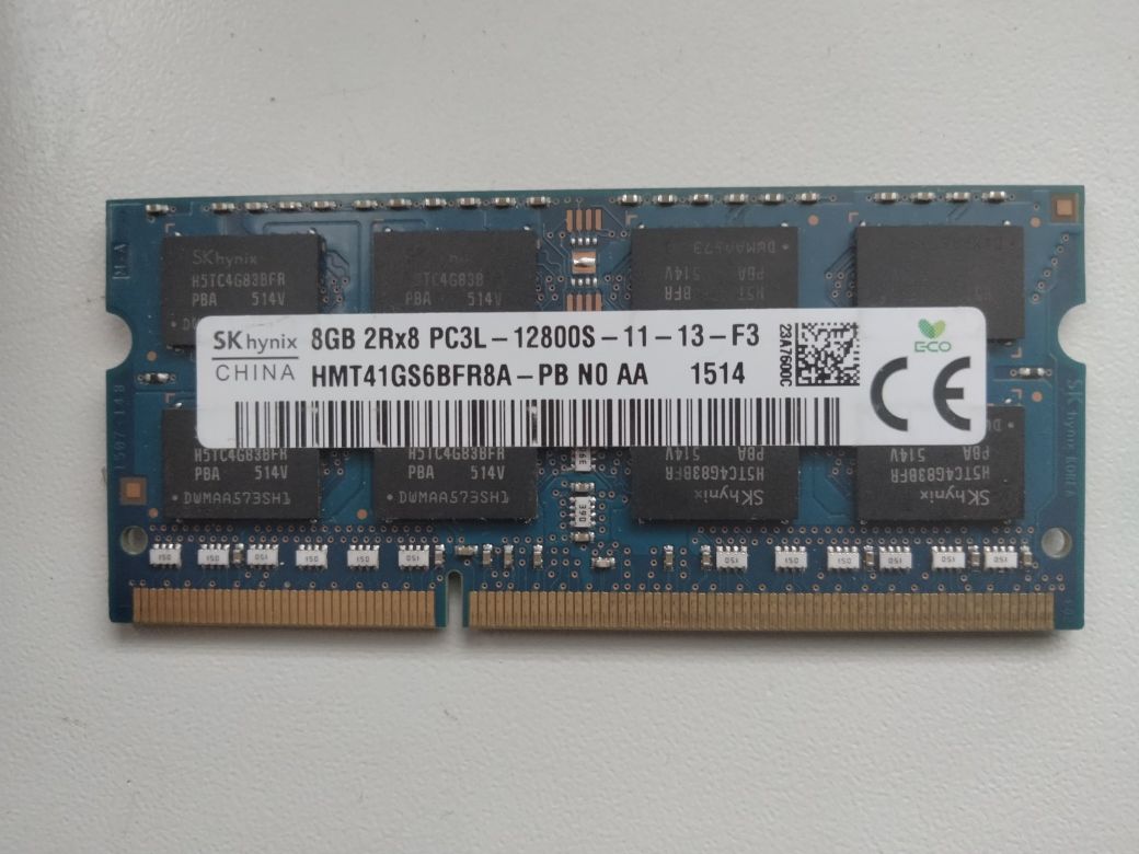 Оперативная память для ноутбука SoDIMM DDR3 (L) 8Gb. 2 Gb. 1 Gb.