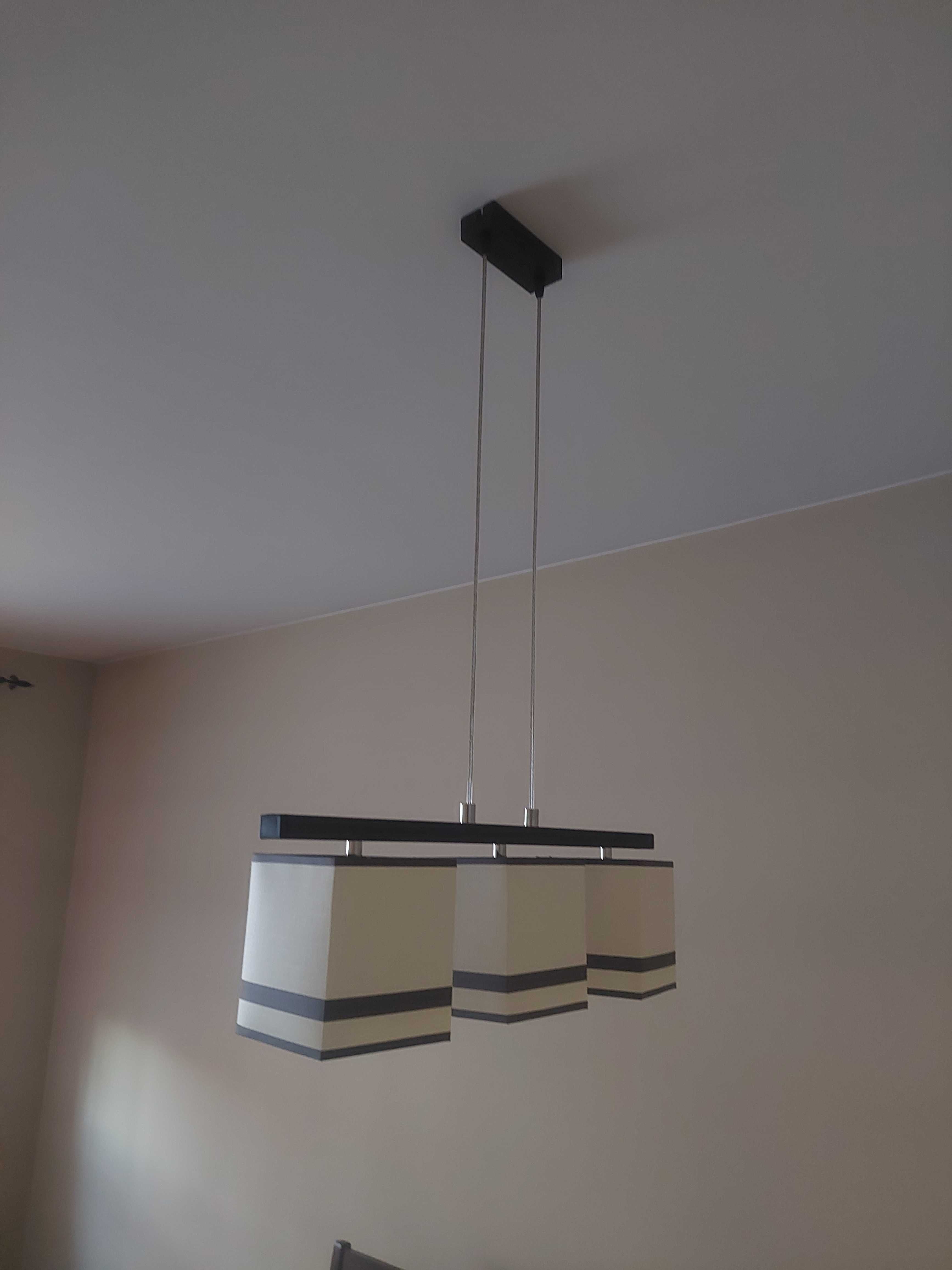 Lampa wisząca wenge beż