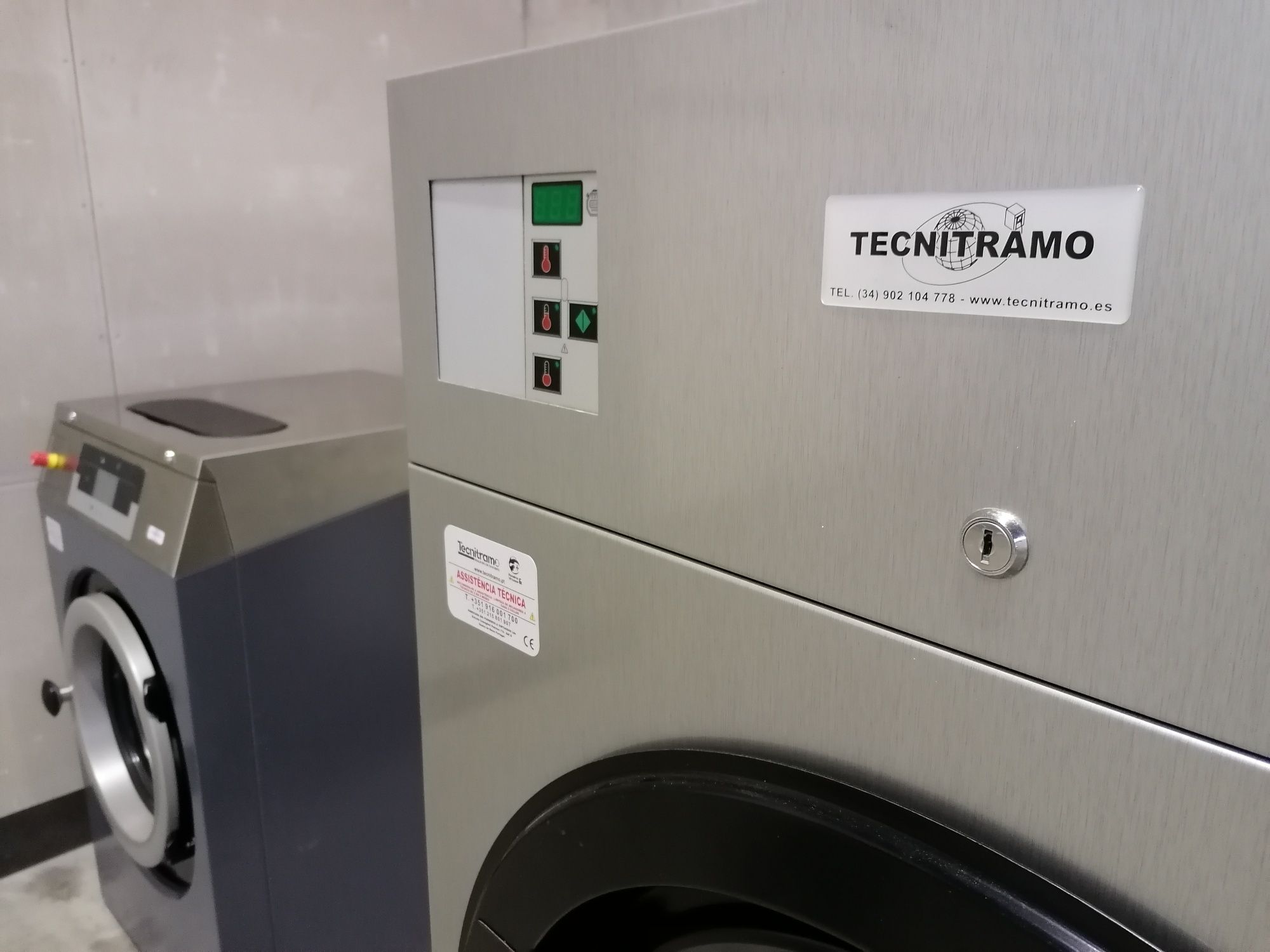 Máquina de secar roupa industrial 20kg Self-service lares e hospitais