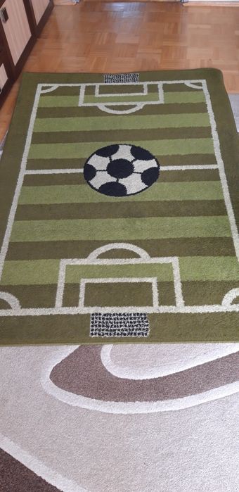 Dywan boisko piłka 120x170 mecz, dla chłopca