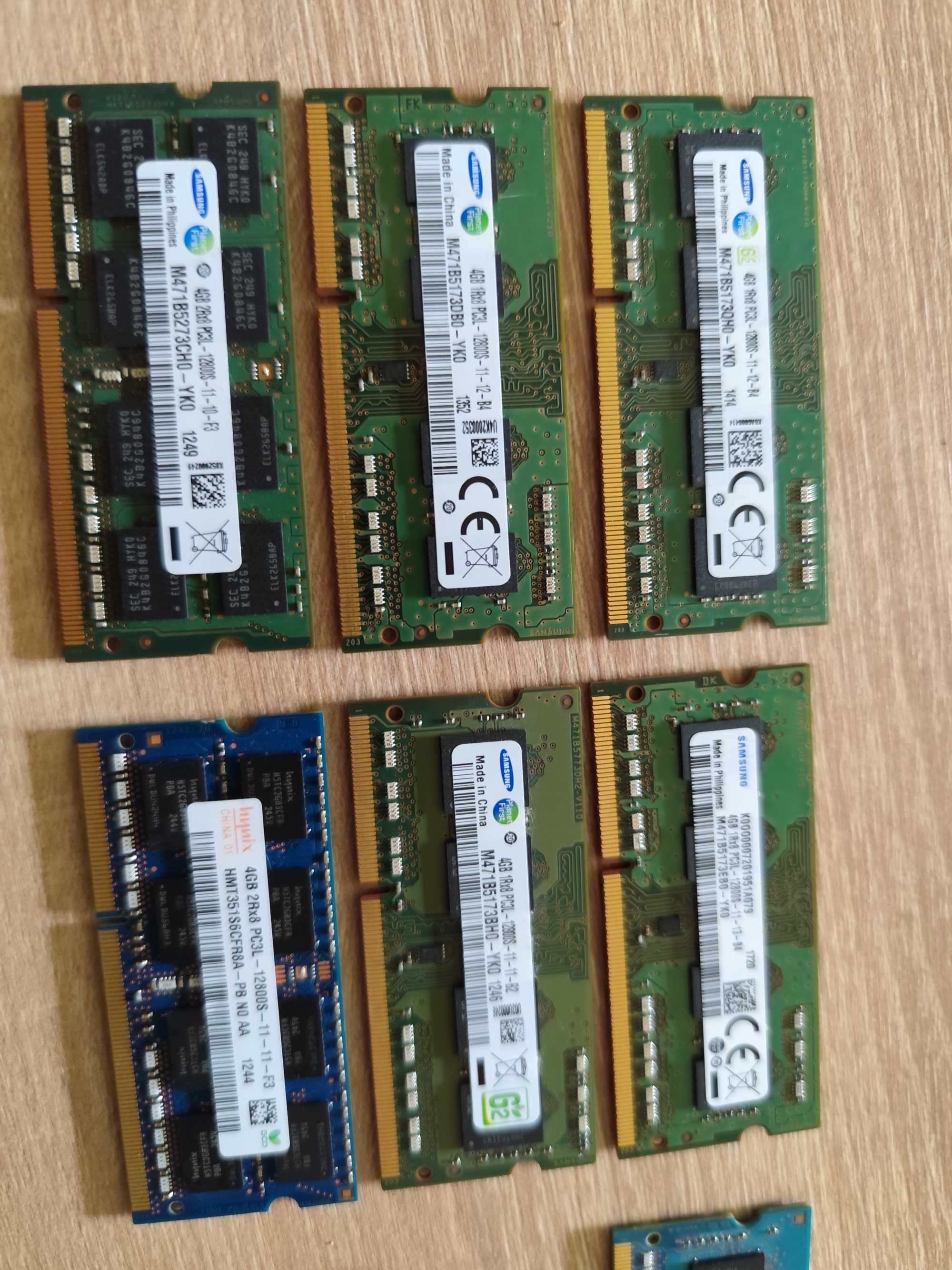 Pamięć RAM DDR4 4GB do Laptopa oraz DDR3 6x4GB oraz 2X2GB
