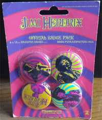 Conjunto de 4 Pins - Jimi Hendrix